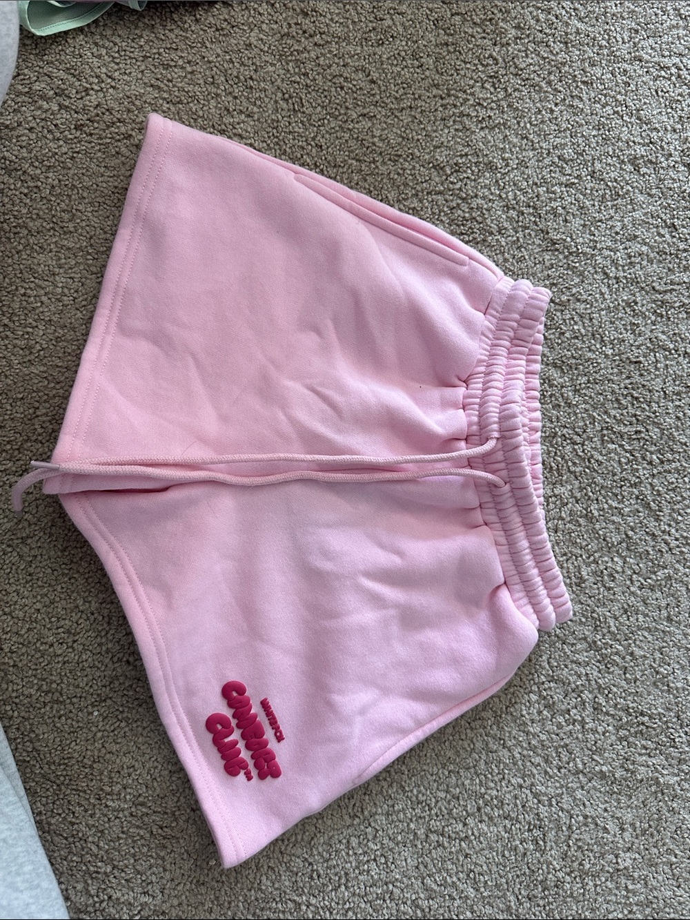 Pink Sweat Shorts White Fox